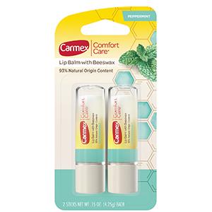 NATURAL PERSONAL CARE CARMEX COMFORT CARE LIP BALM WITH BEESWAX (PEPPERMINT) Carma Laboratories